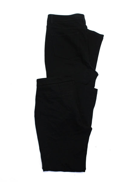 NYDJ Womens Slim Leg Ponte Pants Black Size 6 12P Lot 2