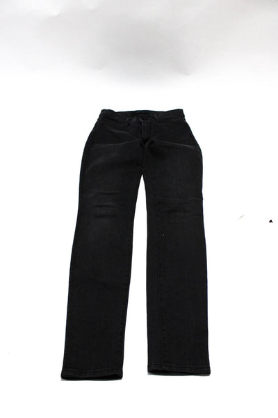 J Brand Women's High Rise Skinny Jeans Black Size 25 Lot 2