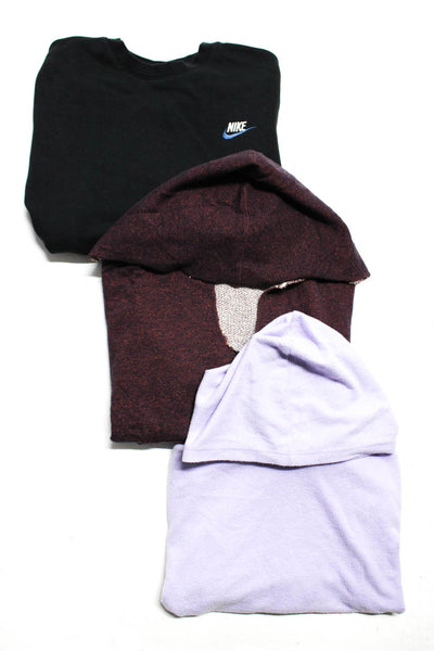 Jac Parker NSF Nike Womens Long Sleeve Cropped Hoodie Purple Size M Lot 3