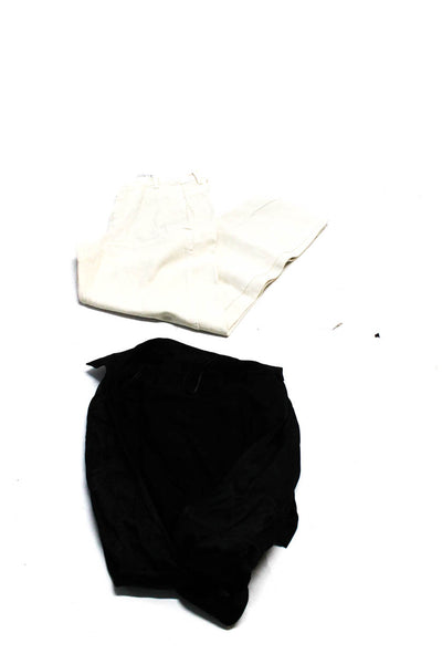 Zara Women's Wrap Dress High Rise Jeans White Black Size S 2 Lot 2