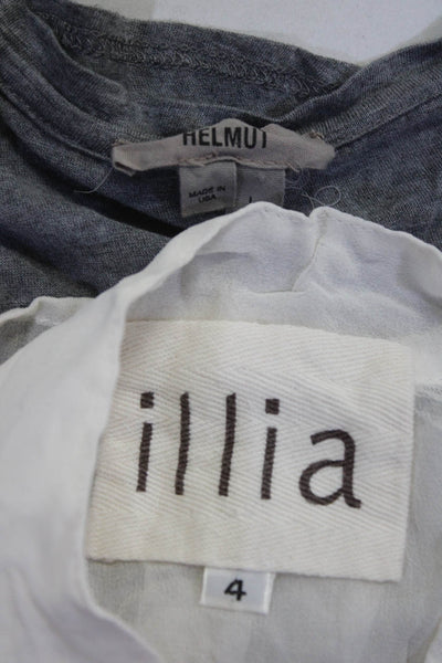 Illia Helmut Tops Blouses White Size 4 L Lot 2