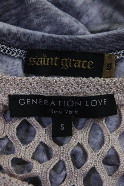 Saint Grace Generation Love Tops Tank Blouse Size S S Lot 2