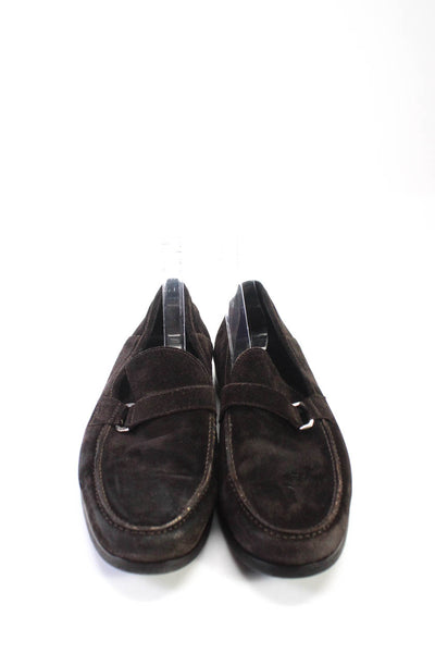 To Boot New York Mens Brown Suede Leather Slip On Loafer Shoes Size 9