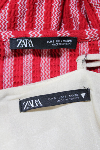 Zara Dresses Red Size S S Lot 2