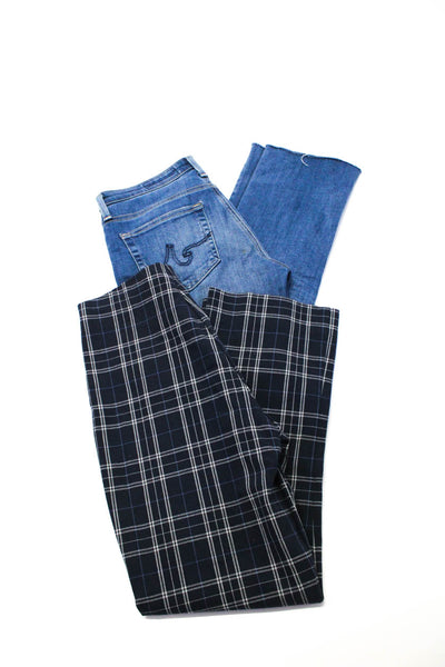 Bailey 44 AG Womens Crop Flare Jeans Check Pants Size Small 26 Lot 2