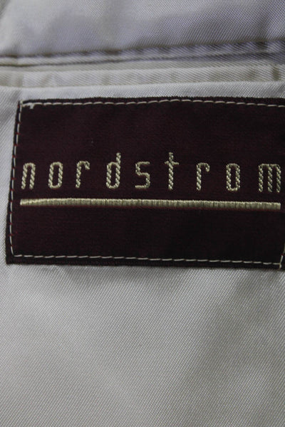 Nordstrom Mens Two Button Plaid Sport Coat Blazer Jacket Black Blue Size 42
