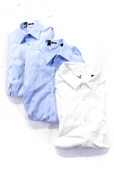 Ragazzo Uomo Raffi Boys Blue Long Sleeve Button Down Dress Shirt Size 18R lot 3