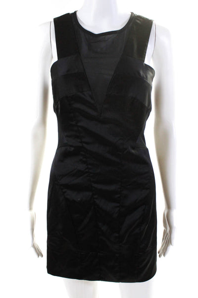 AllSaints Co Ltd Spitalfields Womens V Neck Sleeveless Emi Dress Black Size 4