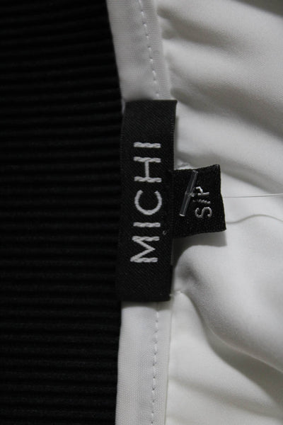 Michi Women's Lightweight Short Zip Jacket White Size S