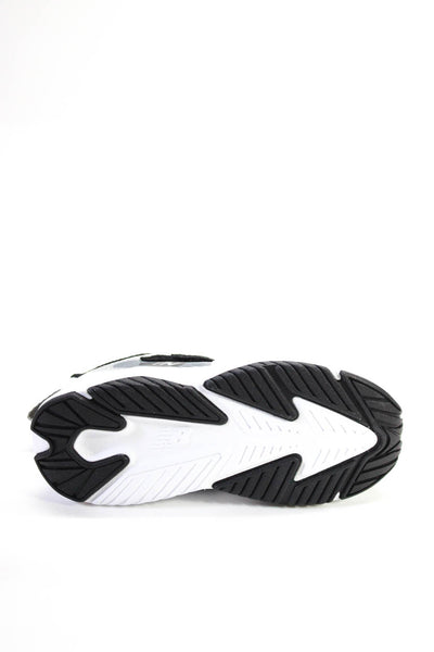 New balance Boys' Striped Slip On Hook Pile Tape Sneakers Black Size 10