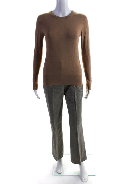 Zara Womens Sweater Dress Pants Brown Black Size Small Extra Small Lot 2