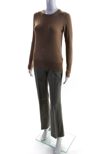 Zara Womens Sweater Dress Pants Brown Black Size Small Extra Small Lot 2
