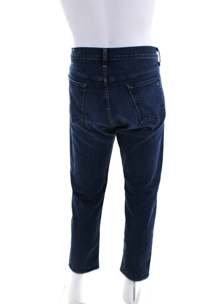 Rag & Bone Men's Medium Wash Button Fly Straight Leg Jeans Blue Size 34