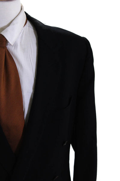 Joseph Abboud Men's One Button Line Suit Blazer Jacket Navy Blue Size 40