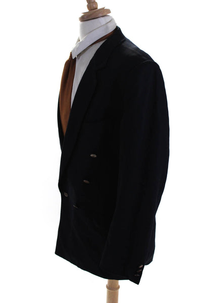 Joseph Abboud Men's One Button Line Suit Blazer Jacket Navy Blue Size 40