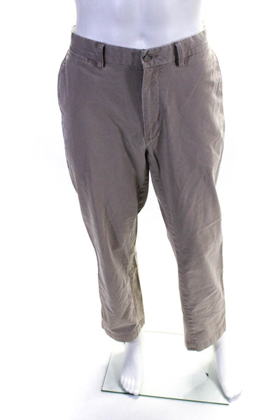 Polo Ralph Lauren Mens Stretch Classic Fit Khaki Pants Beige Tan Size 36x32