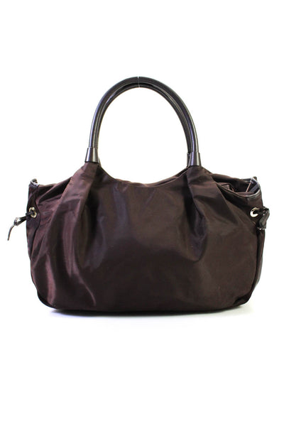 Kate Spade Womens Bow Detail Zip Up Shoulder Bag Purse Handbag Brown