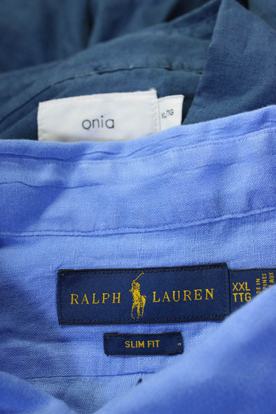 ONIA Ralph Lauren Mens Button Shirts Size Extra Large Extra Extra Large Lot 2