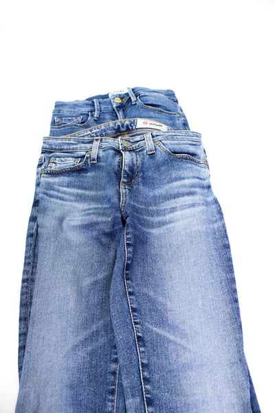 AG-ED Denim Frame Denim Women's Mid Rise Jeans Blue Size 24 Lot 2