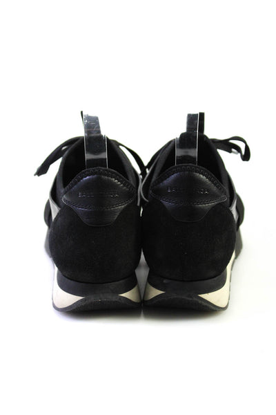 Balenciaga Womens Leather Trim Mesh Running Sneakers Black Size 40 10