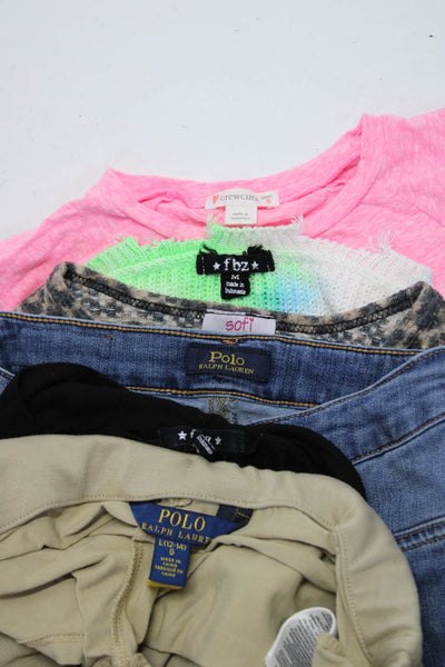 Polo Ralph Lauren FBZ Girls Jeans Tops Bottoms Dress Blue Size 8-10 S M L Lot 6