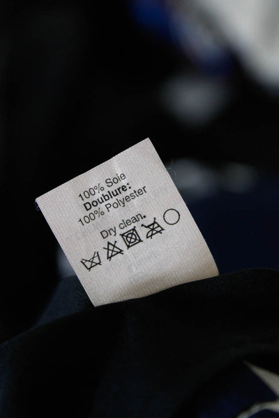Madewell Womens Silk Geometric Print V-Neck Zip Up Mini Cami Dress Beige Size 2