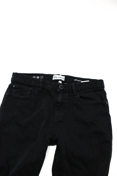 DL1961 Women's Five Pockets Skinny Denim Pant Black Size 16