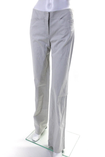 Joseph Womens Cotton Hook & Eye Straight Leg Casual Pants Beige Size EUR38