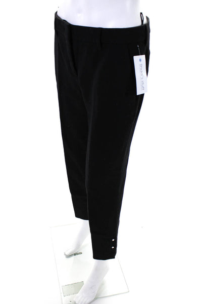 Prada Women's Pleated Straight Leg Dress Pants Black Size 40
