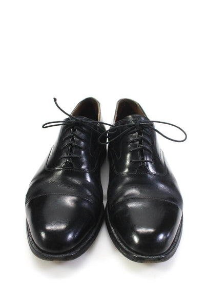 Cole Haan Men's Leather Lace Up Oxford Dress Shoes Black Size 9/10