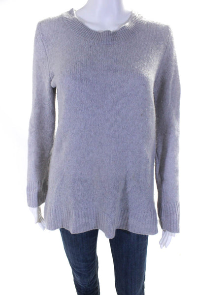 Christopher Fischer Womens Cashmere Round Neck Pullover Sweater Gray Size M