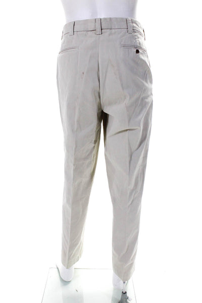 Polo Ralph Lauren Men's Pleated Straight Leg Chino Pants Beige Size 35
