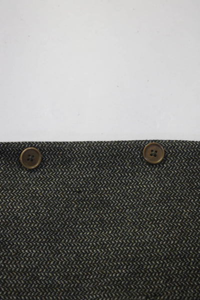 Ermenegildo Zegna Mens Wool Green Two Button Long Sleeve Blazer Jacket Size 50