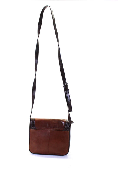 Tignanello Women's Leather Flap Crossbody Bag Brown