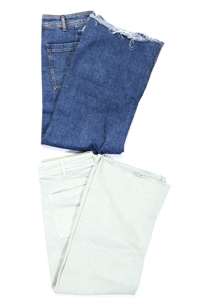 Zara Womens Jeans Pants Trousers Green Size 10 10 Lot 2
