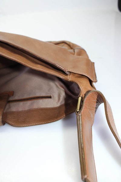 Derek Lam Women's Top Handle Leather Tot Handbag Brown Size M