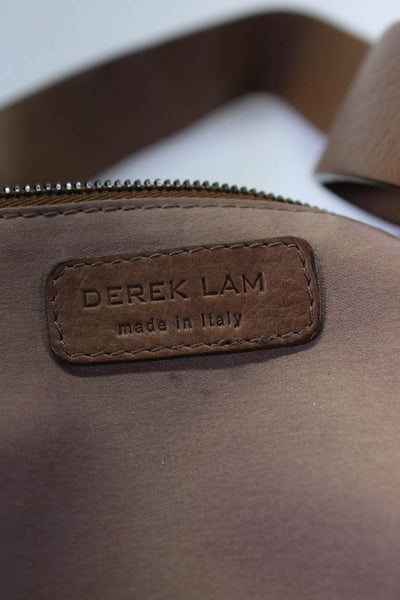 Derek Lam Women's Top Handle Leather Tot Handbag Brown Size M