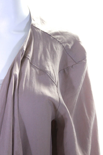 Eliane Rose Womens Long Sleeve Open Front Light Jacket Pink Size Extra Large
