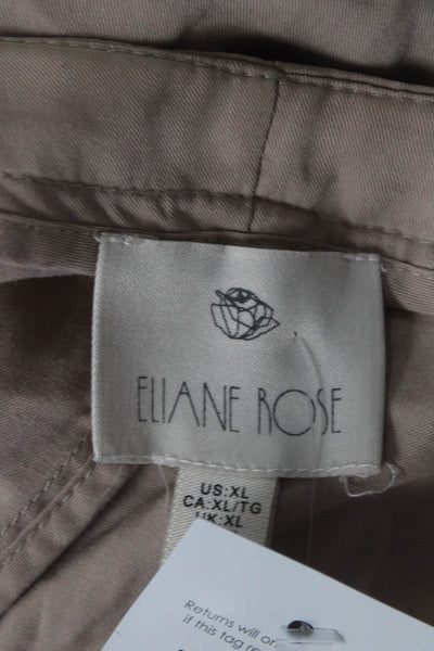 Eliane Rose Womens Long Sleeve Open Front Light Jacket Pink Size Extra Large