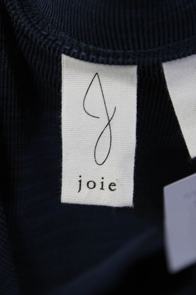 Joie Women's Square Neck Spaghetti Straps Slit Hem Maxi Dress Blue Size S
