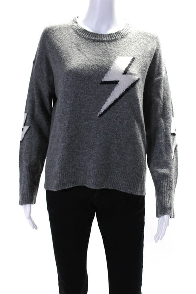 Rails Women's Crewneck Long Sleeves Pullover Sweater Gray Size S