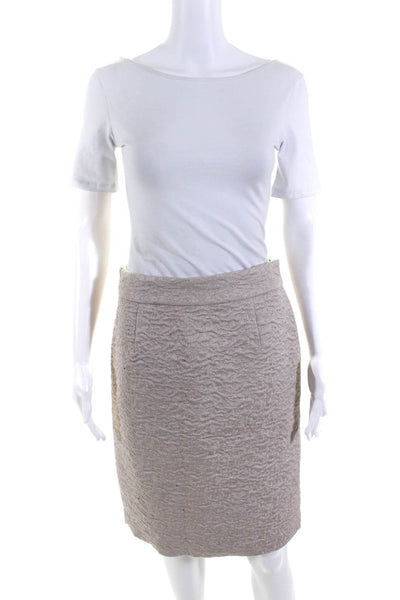 Banana Republic Womens Lined Straight Pencil Skirts Beige Blue Size 4 0 Lot 2