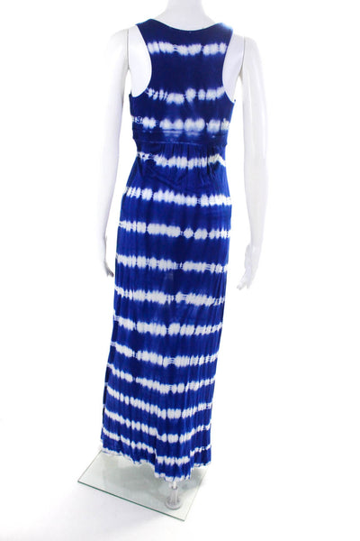 INC International Concepts Womens Sleeveless Striped Tie Dye Dress Blue Size S