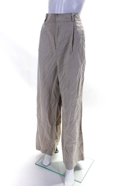 Everlane Womens Sandstone The Way High® Drape Pant   Size 16S