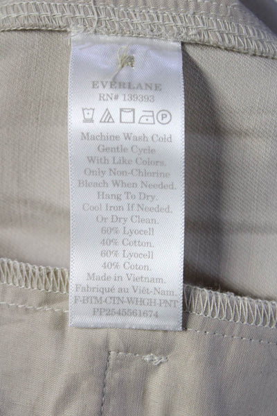 Everlane Womens Sandstone The Way High® Drape Pant   Size 16S