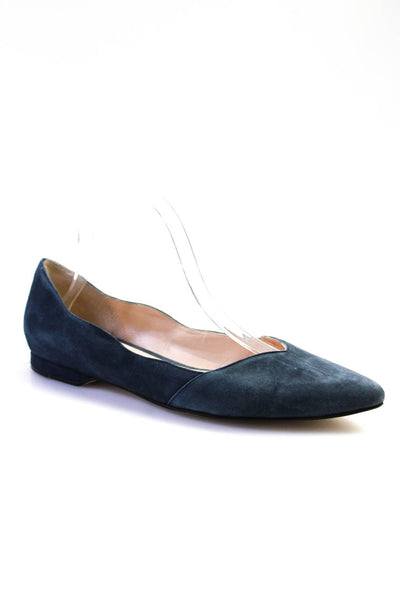 Cole Haan Women's Pointed Toe Slip-On Flats Shoe Blue Size 9
