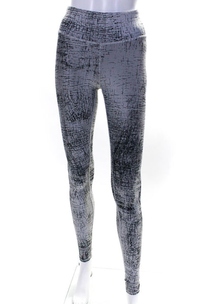 Alo Yoga Womens Gray Printed Pull On Pants Leggings Size XS