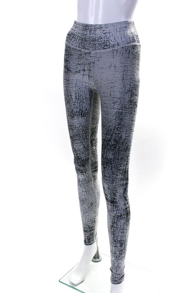 Alo Yoga Womens Gray Printed Pull On Pants Leggings Size XS