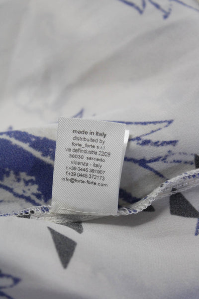 Forte_Forte Women's Scoop Neck Paisley Print Silk Top Multicolor Size 0