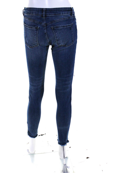 DL1961 Womens Emma Power Legging Distressed Skinny Jeans Blue Size 26